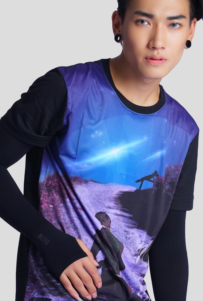 Stary Night design t-shirt Boy